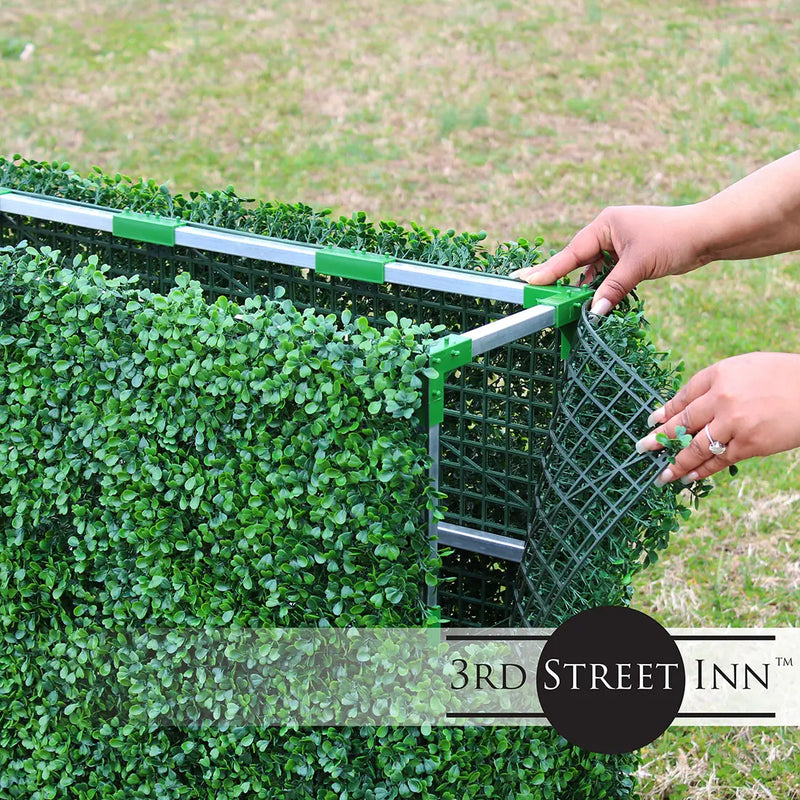 Rectangle Boxwood Hedge Wall