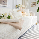 Cotton Quilted Sofa Cover, Non-Slip Couch Protector Fits Backrest, Seat & Armrest