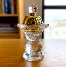 DecorBites™ Dual-Purpose Crystal Candle Holder & Metal Incense Burner for Wedding Table Centerpieces