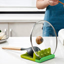 DecorBites™ Kitchen Utensil Stand Pot Lid Holder Spatula Organizer Spoon Rest