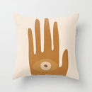 Abstract botanical earthy decorative pillowcase living room cushion cover