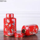DecorBites™ Country Ceramic Vase: Floral Home Decor Jar for Living Room & Dining Table