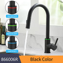 DecorBites™ LED Single Hole Kitchen Faucet with Pull Out Spout and Stream Sprayer
