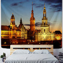 DecorBites™ City Night Scene Tapestry with European London Style Wall Hanging