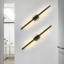 Gold LED Wall Light Linear 120cm Bathroom Mirror