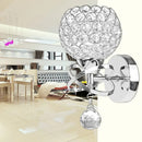 DecorBites™ Crystal Wall Sconce: Modern Bedside Wall Lamp for Home Decor