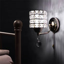 DecorBites™ Crystal Wall Sconce: Retro Luxury for Living Room, Balcony, or Aisle Lighting