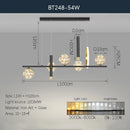 DecorBites™ LED Chandelier: Modern Whole House Indoor Lighting for Bedroom, Living Hall, and Dining Room