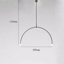 DecorBites™ Iron Balance Chandelier: Scandinavian Post-Modern Living Room Pendant Lamp