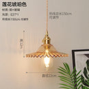 DecorBites™ Glass Copper Pendant Light: Modern Nordic Style Hanging Lamp for Kitchen, Dining, and Living Room