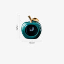 DecorBites™ Gold-plated Ceramic Apple Storage Box for Home Decor and Organization