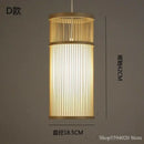 DecorBites™ Japanese Bamboo Chandelier Lights for Bedroom Living Room Tea Room Zen Lamps
