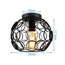 DecorBites™ Iron Aisle Ceiling Lights: Industrial Nordic Vintage Kitchen Decor Ceiling Lamp