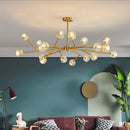 DecorBites™ Crystal LED Chandelier Ceiling Light for Elegant Home Décor