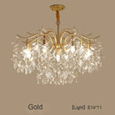 DecorBites™ Crystal LED Chandelier: Luxury Indoor Lighting for Home, Kitchen, Living Room