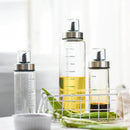 DecorBites™ Leak Proof Glass Condiment Bottle Set, 150/300/450ml