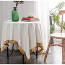 DecorBites™ Gold Velvet Wedding Table Cloth - Premium American Retro Decor