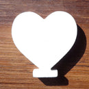 White Wooden Letter English Alphabet DIY Personalised Name Design Art Craft Free Standing Heart Birthday Wedding Home Decor 8cm