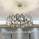 DecorBites™ Crystal LED Chandelier for Elegant Living Room, Dining, Bedroom, Kitchen