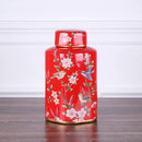 DecorBites™ Country Ceramic Vase: Floral Home Decor Jar for Living Room & Dining Table