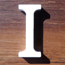 White Wooden Letter English Alphabet DIY Personalised Name Design Art Craft Free Standing Heart Birthday Wedding Home Decor 8cm
