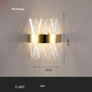 DecorBites™ Gold Crystal LED Chandelier for Dinning Room