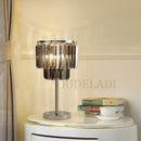 DecorBites™ Crystal Table Lamps: Modern Warm Living Room Study Desk Decor Fixtures