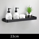 DecorBites™ Aluminum Bathroom Corner Shelf Wall Mounted 30-50CM White Kitchen Storage Holder