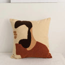 DecorBites™ Embroidery Pillow Cover 45x45cm/30x50cm Abstract Pattern for Home Decor