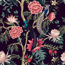 Exotic Birds on Dark Wallpaper