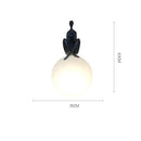 DecorBites™ Abstract Humanoid Ball Holder Table Lamp - Modern Art Sculpture Light