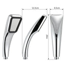 DecorBites™ 3 Color 300 Holes Rainfall Shower Head in Chrome Black White