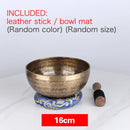 DecorBites™ 24cm Tibetan Singing Bowl for Yoga Music Therapy and Meditation