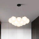 DecorBites™ Glass Ball LED Pendant Lights for Teen Room Decor