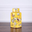 DecorBites™ Country Ceramic Vase: Floral Home Decor Jar for Living Room & Dining Table