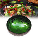 Splash Ink Coconut Shell Candy Storage Bowl Container Desk Ornament Home Decorative Bowls Key Sundries Storage Bowls Craft Gifts