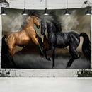 DecorBites™ Galloping Horse Tapestry Wall Hanging Psychedelic Bohemian Hippie Carpet Art