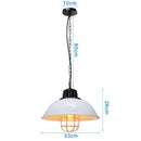 DecorBites™ Iron Dome Industrial Pendant Light for Cafe Bar Home Decor