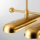 DecorBites™ Gold Iron Glass Chandelier for Dinning Room - Art Deco Lighting