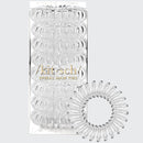 Clear Spiral Hair Ties 8pc Set