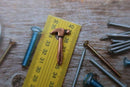 Hammer Copper Lapel Pin