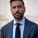Parisi - Knitted Silk Tie - Navy