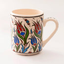 Handmade in Türkiye Ceramic Botanical Mugs - 9 Styles, Mix and Match