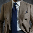 Marino - Navy Blue Silk Grenadine Tie