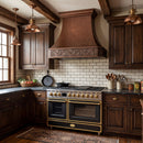 Akicon Custom Copper Range Hood Handmade with Custom Size and Finish