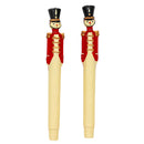 20 Handpainted Red Royal Guard Candles – Case of 10 Packs