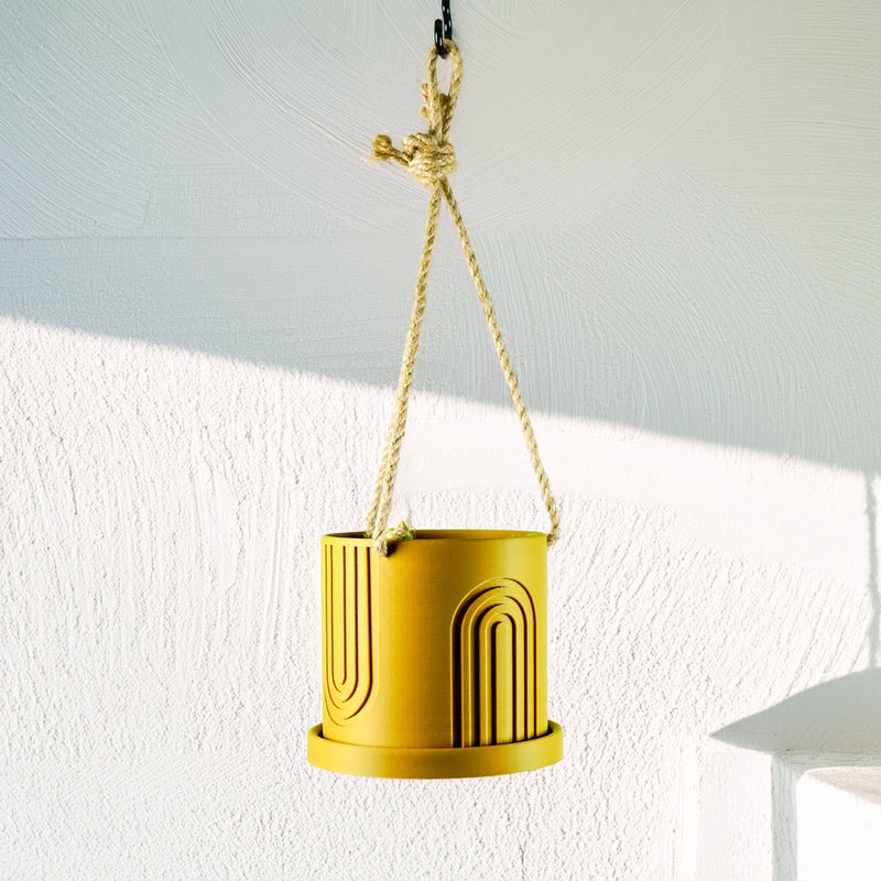 4 inch hanging planter Indoor Hanging Planter for Indoor, 4 or 5 inch Hanging Plant Pot Uniqu