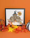 Happy Owl-o-ween XHD145 Counted Cross Stitch Kit