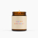 Happy Birthday Jar Candle