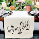Happy Fall Canvas Table Runner